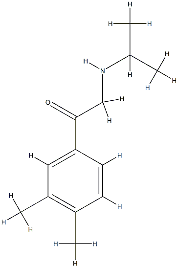 Acetophenone, 2-(isopropylamino)-3,4-dimethyl- (8CI) CAS#: 802302-53-0