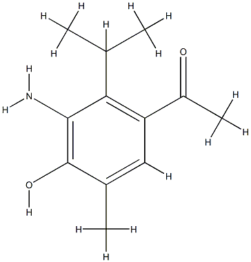 Acetophenone, 3-amino-4-hydroxy-2-isopropyl-5-methyl- CAS#: 815592-67-7