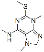 Adenine, N,3,7-trimethyl-2-(methylthio)- (8CI) CAS#: 802598-29-4