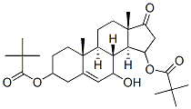 Androst-5-en-17-one, 3,15-bis(2,2-dimethyl-1-oxopropoxy)-7-hydroxy-, CAS#: 85390-94-9