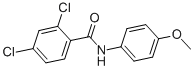 BENZAMIDE, 2,4-DICHLORO-N-(4-METHOXYPHENYL)- CAS#: 83191-08-6