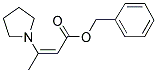 BENZYL 3-(1-PYRROLIDINYL)-2-BUTENOATE CAS#: 87599-71-1