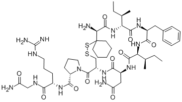 BETA-MERCAPTO-BETA,BETA-CYCLOPENTAMETHYLENE-PROPIONYL-D-ILE-PHE-ILE-ASN-CYS-PRO-ARG-GLY-NH2 CAS#: 88686-53-7