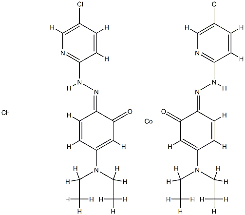BIS[2-(5-CHLORO-2-PYRIDYLAZO)-5-DIETHYLAMINOPHENOLATO]COBALT(III) CHLORIDE CAS#: 81342-98-5