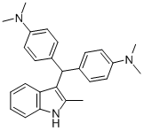 BIS(4-N,N-DIMETHYL AMINOPHENYL)-(2-METHYL INDOL-3-YL)METHANE CAS#: 88103-98-4