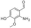 Benzaldehyde, 2-amino-4-hydroxy-3-methoxy- CAS#: 89984-23-6