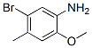 Benzenamine, 5-bromo-2-methoxy-4-methyl- (9CI) CAS#: 808133-98-4