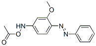 Benzenamine, N-(acetyloxy)-3-methoxy-4-(phenylazo)- CAS#: 80830-36-0