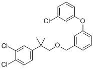 Benzene, 1-(3-chlorophenoxy)-3-((2-(3,4-dichlorophenyl)-2-methylpropox y)methyl)- CAS#: 81762-06-3