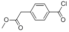 Benzeneacetic acid, 4-(chlorocarbonyl)-, methyl ester (9CI) CAS#: 85515-44-2