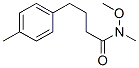 Benzenebutanamide, N-methoxy-N,4-dimethyl- (9CI) CAS#: 827345-02-8