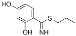 Benzenecarboximidothioic acid, 2,4-dihydroxy-, propyl ester (9CI) CAS#: 804436-00-8