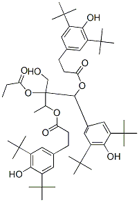Benzenepropanoic acid, 3,5-bis(1,1-dimethylethyl)-4-hydroxy-, 2-3-3,5-bis(1,1-dimethylethyl)-4-hydroxyphenyl-1-oxopropoxymethyl-2-(hydroxymethyl)-1,3-propanediyl ester CAS#: 84633-54-5