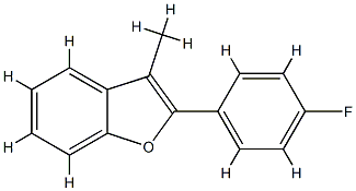 Benzofuran,2-(4-fluorophenyl)-3-methyl-(9CI) CAS#: 823787-31-1