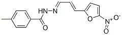 Benzoic acid, 4-methyl-, (3-(5-nitro-2-furanyl)-2-propenylidene)hydraz ide CAS#: 85562-35-2