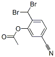 Benzonitrile, 3-(acetyloxy)-4-(dibromomethyl)- CAS#: 84102-88-5
