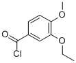 Benzoyl chloride, 3-ethoxy-4-methoxy- (9CI) CAS#: 82613-08-9