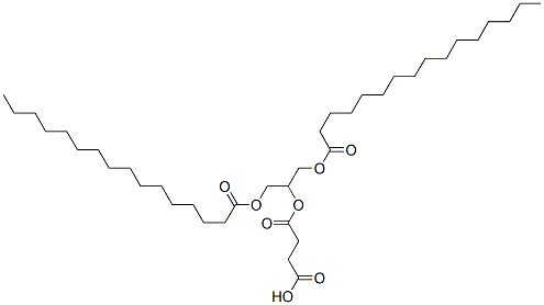 Butanedioic acid, mono(2-((1-oxohexadecyl)oxy)-1-(((1-oxohexadecyl)oxy )methyl)ethyl) ester CAS#: 83554-62-5
