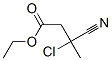 Butyric acid, 3-chloro-3-cyano-, ethyl ester (7CI) CAS#: 89728-34-7