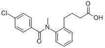 Butyric acid, 4-(o-(4-chloro-N-methylbenzamido)phenyl)- CAS#: 83626-94-2