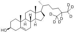 CHOLESTEROL-25,26,26,26,27,27,27-D7 CAS#: 83199-47-7