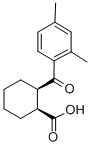 CIS-2-(2,4-DIMETHYLBENZOYL)CYCLOHEXANE-1-CARBOXYLIC ACID CAS#: 85603-44-7