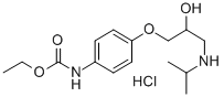 Carbamic acid, (4-(2-hydroxy-3-((1-methylethyl)amino)propoxy)phenyl)-, ethyl ester, monohydrochloride CAS#: 83855-51-0