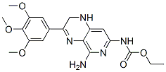 Carbamic acid, (5-amino-1,2-dihydro-3-(3,4,5-trimethoxyphenyl)pyrido(3 ,4-b)pyrazin-7-yl)-, ethyl ester CAS#: 82586-01-4