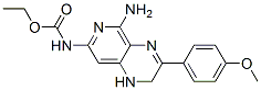 Carbamic acid, (5-amino-1,2-dihydro-3-(4-methoxyphenyl)pyrido(3,4-b)py razin-7-yl)-, ethyl ester CAS#: 82586-00-3