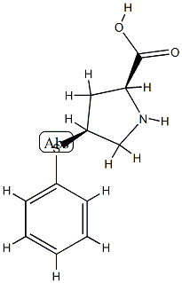 Cis-4-phenylthio-L-proline (Zofenopril Intermediate) CAS#: 81653-77-2