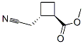 Cyclobutanecarboxylic acid, 2-(cyanomethyl)-, methyl ester, trans- (9CI) CAS#: 84673-48-3