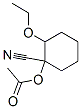 Cyclohexanecarbonitrile, 1-(acetyloxy)-2-ethoxy- (9CI) CAS#: 804563-81-3