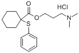 Cyclohexanecarboxylic acid, 1-(phenylthio)-, 3-(dimethylamino)propyl e ster, hydrochloride CAS#: 84245-08-9