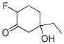 Cyclohexanone, 5-ethyl-2-fluoro-5-hydroxy- CAS#: 88100-66-7