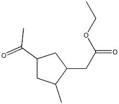 Cyclopentaneacetic acid, 4-acetyl-2-methyl-, ethyl ester (5CI) CAS#: 802917-46-0