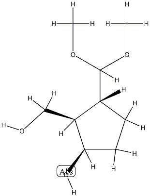 Cyclopentanemethanol, 2-(dimethoxymethyl)-5-hydroxy-, (1-alpha-,2-ba-,5-alpha-)- (9CI) CAS#: 89105-71-5
