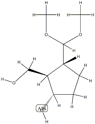 Cyclopentanemethanol, 2-(dimethoxymethyl)-5-hydroxy-, (1-alpha-,2-ba-,5-ba-)- (9CI) CAS#: 89105-70-4