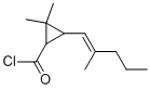 Cyclopropanecarbonyl chloride, 2,2-dimethyl-3-(2-methyl-1-pentenyl)- (9CI) CAS#: 84386-06-1