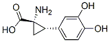 Cyclopropanecarboxylic acid, 1-amino-2-(3,4-dihydroxyphenyl)-, trans- (9CI) CAS#: 87483-05-4