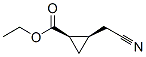 Cyclopropanecarboxylic acid, 2-(cyanomethyl)-, ethyl ester, cis- (9CI) CAS#: 84673-47-2