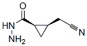 Cyclopropanecarboxylic acid, 2-(cyanomethyl)-, hydrazide, cis- (9CI) CAS#: 84673-58-5