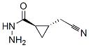 Cyclopropanecarboxylic acid, 2-(cyanomethyl)-, hydrazide, trans- (9CI) CAS#: 84673-50-7