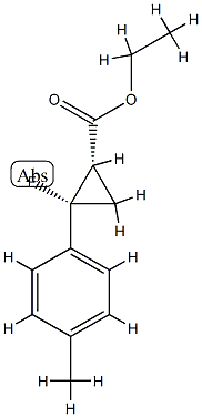 Cyclopropanecarboxylic acid, 2-fluoro-2-(4-methylphenyl)-, ethyl ester, (1R,2R)-rel- (9CI) CAS#: 809282-90-4