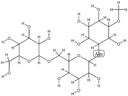 D-chiro-Inositol, O-.alpha.-D-galactopyranosyl-(1?6)-O-.alpha.-D-galactopyranosyl-(1?2)-4-O-methyl- CAS#: 88167-26-4