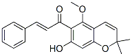 (E)-1-(7-Hydroxy-5-methoxy-2,2-dimethyl-2H-1-benzopyran-6-yl)-3-phenyl-2-propen-1-one CAS#: 88509-90-4