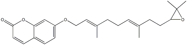 (E,E)-7-[[9-(3,3-Dimethyloxiranyl)-3,7-dimethyl-2,6-nonadienyl]oxy]-2H-1-benzopyran-2-one CAS#: 83988-95-8