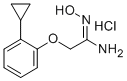 Ethanimidamide, 2-(2-cyclopropylphenoxy)-N-hydroxy-, monohydrochloride CAS#: 81720-98-1