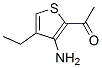 Ethanone, 1-(3-amino-4-ethyl-2-thienyl)- (9CI) CAS#: 87676-05-9