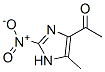 Ethanone, 1-(5-methyl-2-nitro-1H-imidazol-4-yl)- (9CI) CAS#: 84123-04-6