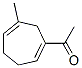Ethanone, 1-(6-methyl-1,5-cycloheptadien-1-yl)- (9CI) CAS#: 83167-86-6